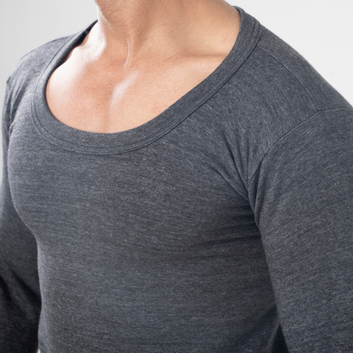 Charcoal Body Warmer Shirt