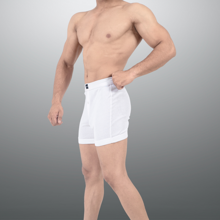 White Seamless Boxers